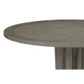 Round Grey Bar Table With A Terrazzo Base 36