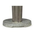 Round Grey Bar Table With A Terrazzo Base 36