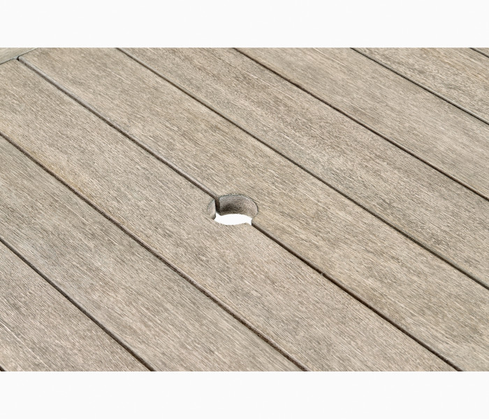 Rectangular Navajo Sand & Rattan Dining Table