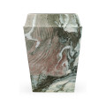 Small Square Faux Black & Grey Marble Planter