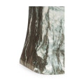 Faux Black & Grey Marble Puzzle Piece Side Table