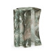 Faux Black & Grey Marble Puzzle Piece Side Table