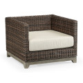 Grey & Rattan Chair