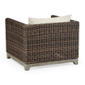 Grey & Rattan Chair