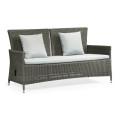 Panama Rattan Two-Seat Sofa with Reclining Back