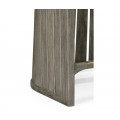 Slatted Grey Tub Counter Stool